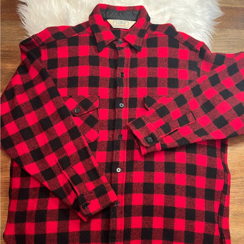 L.L. Bean Maine Guide wool shirt XL